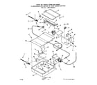 Roper 1765W0A broiler and oven burner diagram
