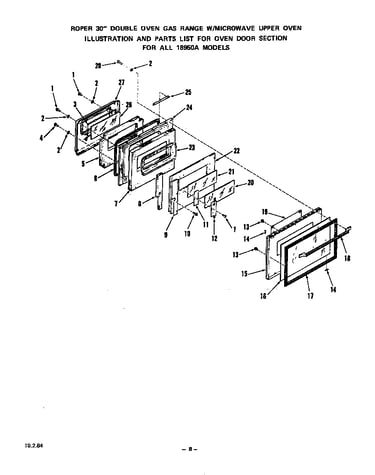 Oven door