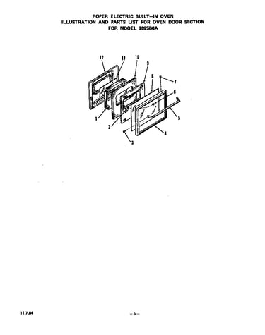 Oven door