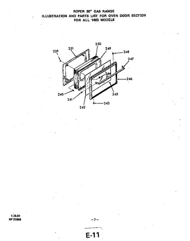 Oven door
