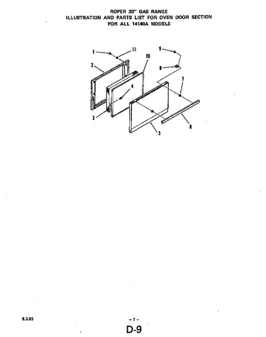 Oven door