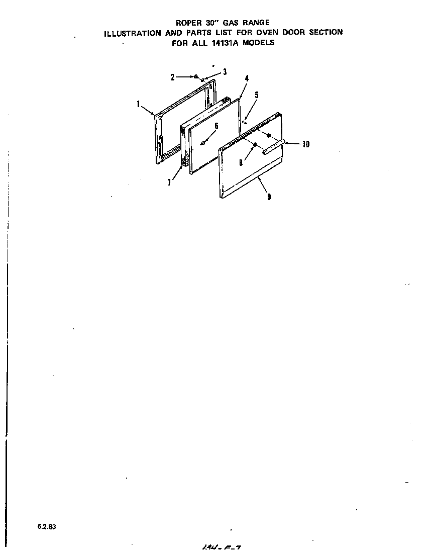 Oven door
