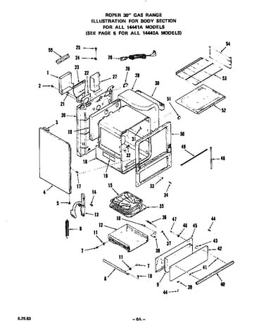 Body (for all 14441a models)