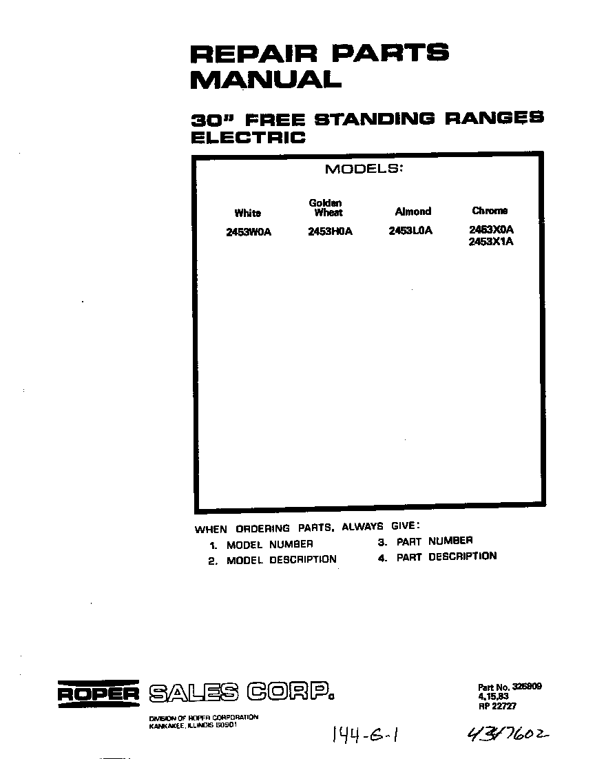 Cover page
