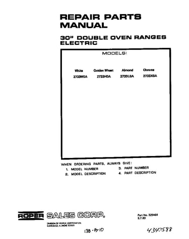 Cover page