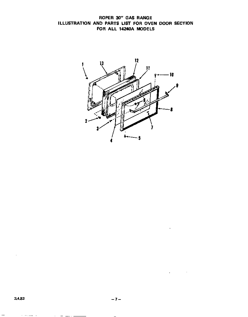 Oven door