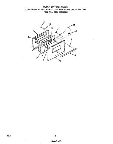 Oven door
