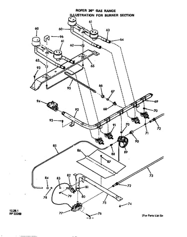 Burner section