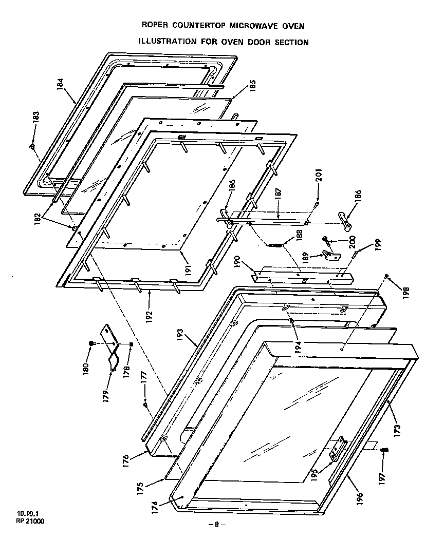 OVEN DOOR