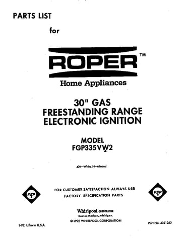 Front cover