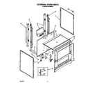 Roper FGP320VW1 external oven diagram