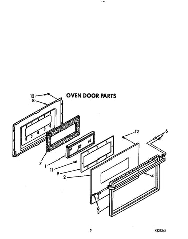 Oven door