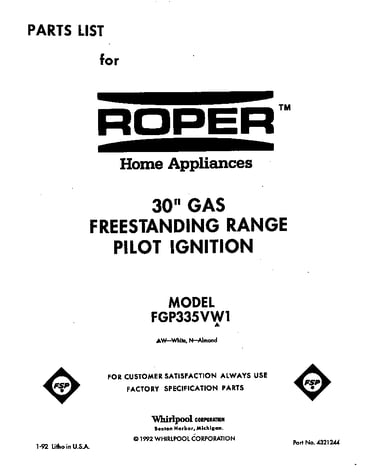 Front cover