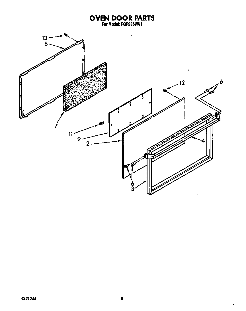 Oven door