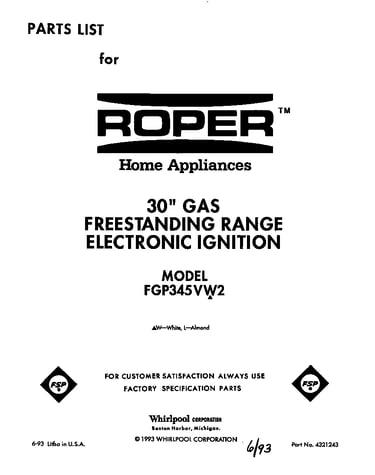Front cover