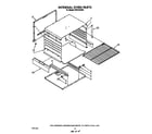 Roper FGP310VW5 internal oven diagram