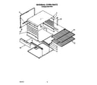 Roper FGP210VW4 internal oven diagram