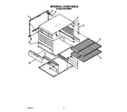 Whirlpool SF314PSWW1 internal oven diagram