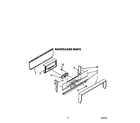 Whirlpool SF310PEWW3 backguard diagram