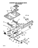 Cooktop and manifold