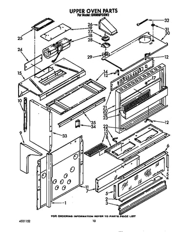 Upper oven
