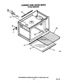 Cabinet and hinge