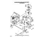 Whirlpool SM988PESW3 magnetron and air flow diagram