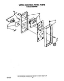 Upper control panel