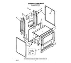 Whirlpool SF335PEWW0 external oven diagram