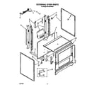 Whirlpool SF310PEWW2 external oven diagram