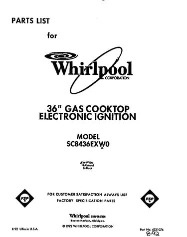 Cover page-text only
