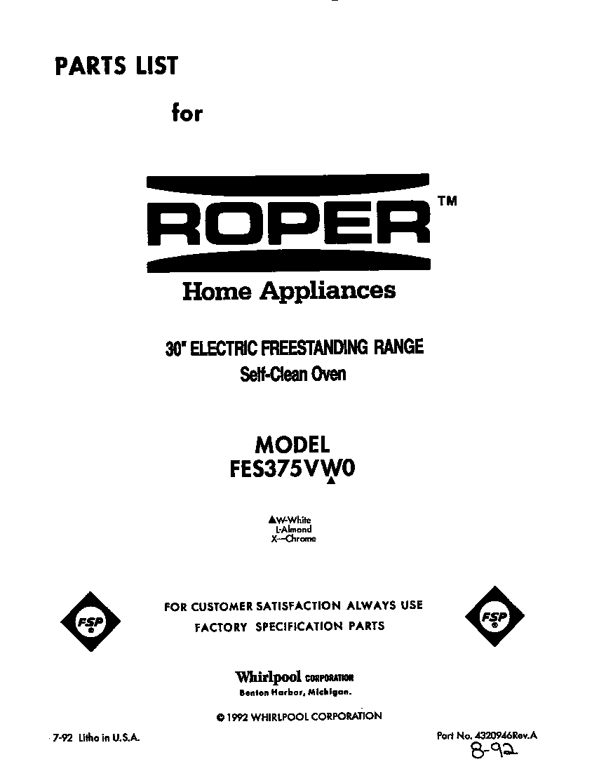 Front cover