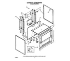 Whirlpool SF336PEWW0 external oven diagram