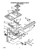 Cook top and manifold