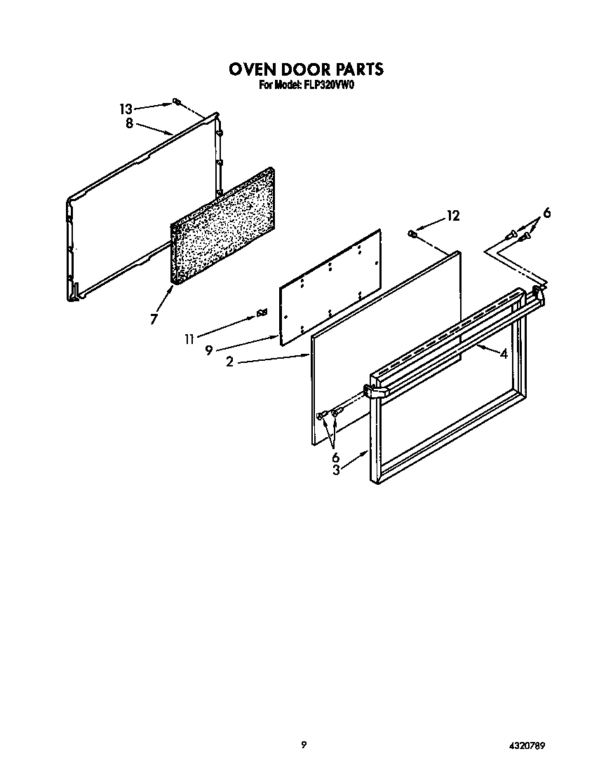 Oven door