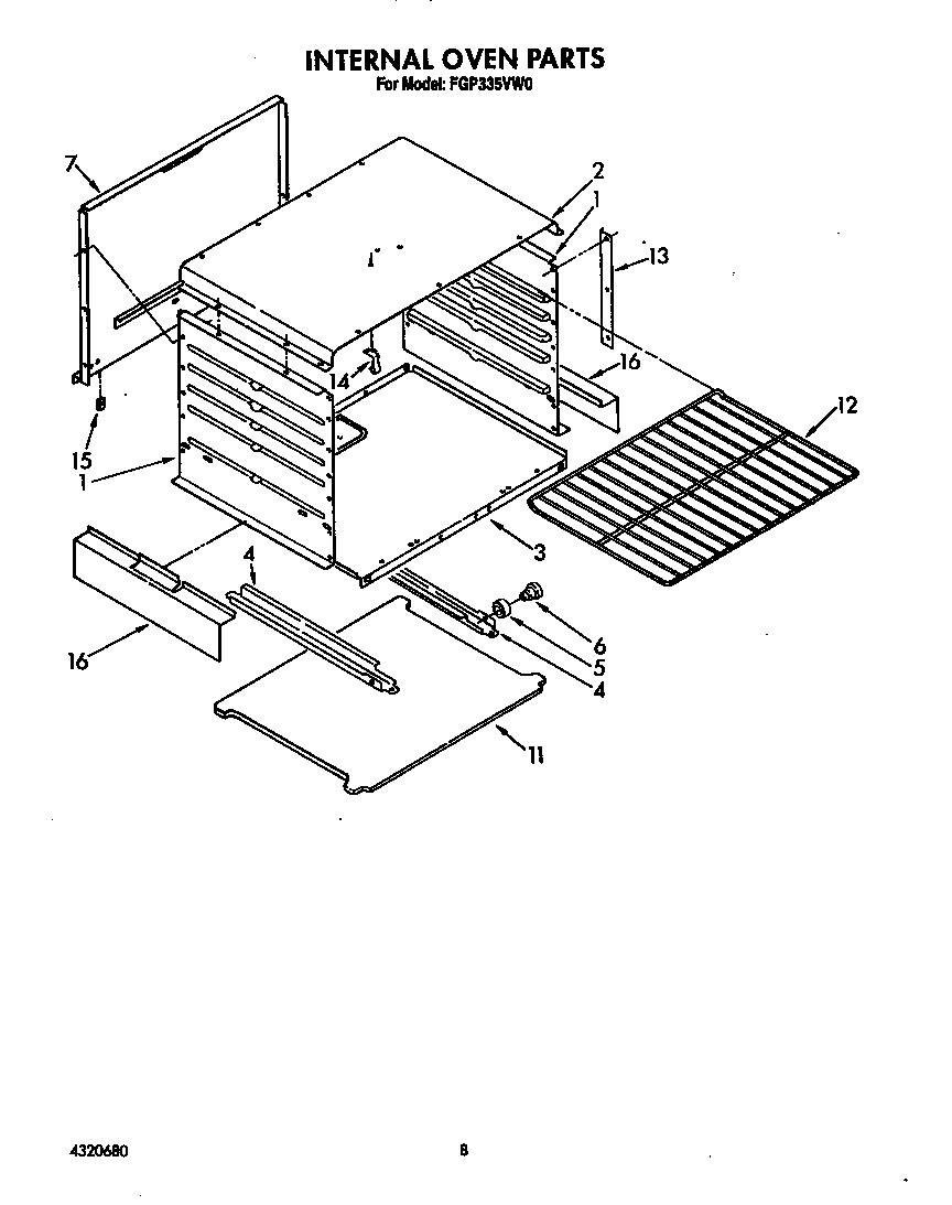 Internal oven