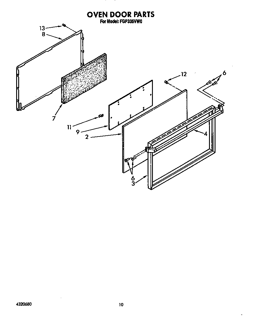 Oven door