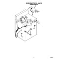 Whirlpool SF395PEPW7 oven electrical diagram