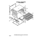 Whirlpool SF302BSWW0 internal oven diagram