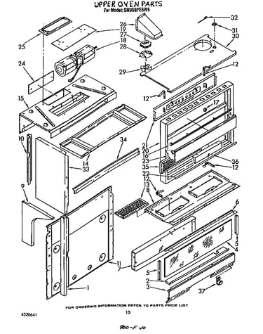 Upper oven