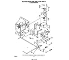 Whirlpool SM958PESW5 magnetron and airflow diagram