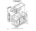 Whirlpool SF5340ERW9 external oven diagram