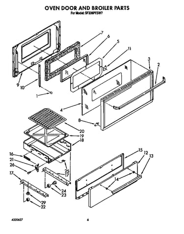 Ovendoor and broiler