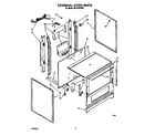 Whirlpool SF316PESW7 external oven diagram