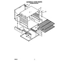 Whirlpool SF316PESW7 internal oven diagram