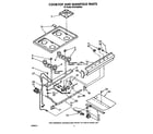 Whirlpool SF0140SRW6 cooktop and manifold diagram