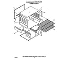 Whirlpool SF0140SRW6 internal oven diagram