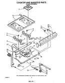 Cook top and manifold