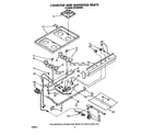 Whirlpool SF0100SRW8 cooktop and manifold diagram