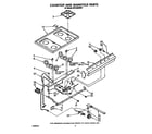Whirlpool SF0100SRW7 cooktop and manifold diagram